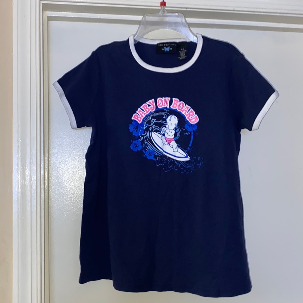 EUC New Additions Maternity Tee Shirt Sz S